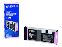 Epson T478 - Ljus magenta - original - bläckpatron - för Color Proofer 9500; Stylus Pro 9500 C13T478011