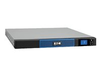 Eaton 5P 1550 Global Rackmount - UPS (kan monteras i rack) - AC 200/208/220/230/240 V - 1100 Watt - 1550 VA - RS-232, USB - utgångskontakter: 6 - 1U - svart, blå 5P1550GR-L