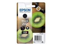 Epson 202 - 6.9 ml - svart - original - blister - bläckpatron - för Expression Premium XP-6000, XP-6005, XP-6100, XP-6105 C13T02E14010
