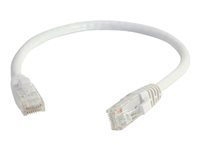 C2G Cat5e Booted Unshielded (UTP) Network Patch Cable - Patch-kabel - RJ-45 (hane) till RJ-45 (hane) - 3 m - UTP - CAT 5e - formpressad, hakfri, tvinnad - vit 83264