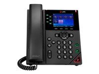 Poly VVX 350 - VoIP-telefon - 3-riktad samtalsförmåg - SIP, SDP, SRTP - 6 linjer - svart - GSA-handelskompatibel - TAA-kompatibel 89B71AA#AC3