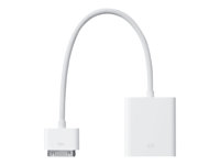 Apple iPad Dock Connector to VGA Adapter - VGA-adapter - Apple Dock (hane) till HD-15 (VGA) (hona) - 17.78 cm MC552ZM/B