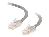 C2G Cat5e Non-Booted Unshielded (UTP) Network Crossover Patch Cable - Övergångskabel - RJ-45 (hane) till RJ-45 (hane) - 2 m - UTP - CAT 5e - tvinnad, enhetsstart - grå 83283