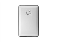 G-Technology G-DRIVE mobile USB GDRUEA10001ADB - Hårddisk - 1 TB - extern (portabel) - USB 2.0 - 5400 rpm - buffert: 8 MB - silver 0G02222