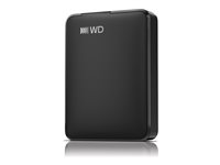 WD Elements WDBLSS0060BBK - Hårddisk - 6 TB - extern (portabel) - USB 3.2 Gen 1 - svart WDBLSS0060BBK-WESN