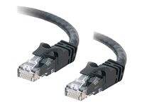 C2G Cat6 Booted Unshielded (UTP) Network Patch Cable - Patch-kabel - RJ-45 (hane) till RJ-45 (hane) - 3 m - UTP - CAT 6 - formpressad, hakfri, tvinnad - svart 83409