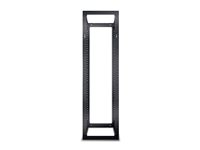 APC NetShelter 4 Post Open Frame Rack - Rack - svart - 44U - för P/N: SUA5000RMI5U AR203A