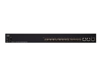 Cisco 550X Series SX550X-12F - Switch - L3 - Administrerad - 12 x 10 Gigabit SFP+ + 2 x kombo 10 Gigabit SFP+ - skrivbordsmodell, rackmonterbar SX550X-12F-K9-EU