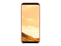 Samsung Silicone Cover EF-PG955 - Baksidesskydd för mobiltelefon - silikon - rosa - för Galaxy S8+ EF-PG955TPEGWW