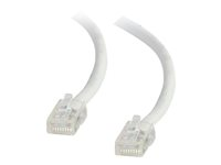 C2G Cat5e Non-Booted Unshielded (UTP) Network Patch Cable - Patch-kabel - RJ-45 (hane) till RJ-45 (hane) - 10 m - UTP - CAT 5e - tvinnad, enhetsstart - vit 83127