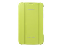 Samsung Book Cover EF-BT210B - Vikbart fodral för surfplatta - limegrön - 7" - för Galaxy Tab 3 (7 tum) EF-BT210BGEGWW