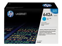 HP 642A - Cyan - original - LaserJet - tonerkassett (CB401A) - för Color LaserJet CP4005dn, CP4005n CB401A