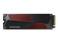 Samsung 990 PRO MZ-V9P1T0GW - SSD - krypterat - 1 TB - inbyggd - M.2 2280 - PCIe 4.0 x4 (NVMe) - 256 bitars AES - TCG Opal Encryption 2.0 - integrerad kylfläns MZ-V9P1T0GW