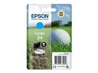 Epson 34 - 4.2 ml - cyan - original - bläckpatron - för WorkForce Pro WF-3720, WF-3720DWF, WF-3725DWF C13T34624010