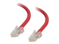 C2G Cat5e Non-Booted Unshielded (UTP) Network Patch Cable - Patch-kabel - RJ-45 (hane) till RJ-45 (hane) - 10 m - UTP - CAT 5e - tvinnad, enhetsstart - röd 83087