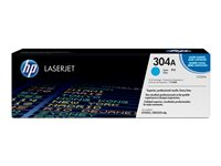 HP 304A - Cyan - original - LaserJet - tonerkassett (CC531A) - för Color LaserJet CM2320fxi, CM2320n, CM2320nf, CP2025, CP2025dn, CP2025n, CP2025x CC531A