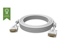 Vision Techconnect - VGA-kabel - HD-15 (VGA) (hane) till HD-15 (VGA) (hane) - 3 m - vit TC 3MVGAP