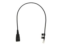 Jabra - Headset-kabel - RJ-10 hane till Snabburkoppling hane - 0.5 m 8800-00-01