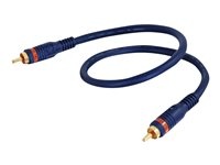 C2G Velocity - Digital audiokabel (koaxial) - RCA hane till RCA hane - 2 m - tredubbelt skärmad koaxial 80264