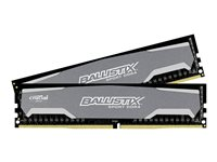 Ballistix Sport - DDR4 - sats - 8 GB: 2 x 4 GB - DIMM 288-pin - 2400 MHz / PC4-19200 - CL16 - 1.2 V - ej buffrad - icke ECC BLS2C4G4D240FSA