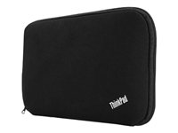 Lenovo ThinkPad Fitted Reversible Sleeve - Fodral för bärbar dator - 12" - svart, röd - för ThinkPad 11e (2nd Gen); X250; ThinkPad Yoga 11e (2nd Gen) 0B47409