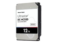 WD Ultrastar DC HC520 HUH721212ALN600 - Hårddisk - 12 TB - inbyggd - 3.5" - SATA 6Gb/s - 7200 rpm - buffert: 256 MB 0F30141