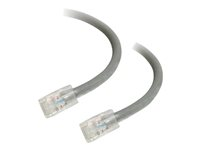 C2G Cat5e Non-Booted Unshielded (UTP) Network Patch Cable - Patch-kabel - RJ-45 (hane) till RJ-45 (hane) - 3 m - UTP - CAT 5e - tvinnad, enhetsstart - grå 83004