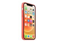 Apple - Baksidesskydd för mobiltelefon - med MagSafe - silikon - rosa citrus - för iPhone 12, 12 Pro MHL03ZM/A