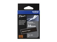 Brother STe-161 - Svart - Rulle (3,6 cm x 3 m) 1 kassett(er) stämpelband - för P-Touch PT-3600, PT-9200DX, PT-9200PC, PT-9500pc, PT-9600, PT-9800PCN; P-Touch R RL-700S STE161