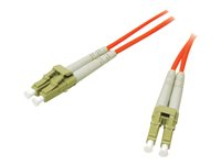 C2G Low-Smoke Zero-Halogen - Patch-kabel - LC multiläge (hane) till LC multiläge (hane) - 10 m - fiberoptisk - 62,5/125 mikron - orange 85292