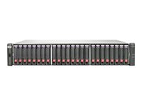 HPE Modular Smart Array P2000 G3 FC/iSCSI Dual Combo Controller SFF Modular Smart Array System - Hårddiskarray - 24 fack (SATA-300 / SAS-2) - HDD 0 - iSCSI, 8Gb Fibre Channel (extern) - kan monteras i rack - 2U AW568B