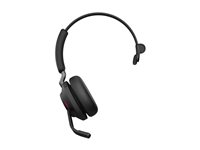 Jabra Evolve2 65 UC Mono - Headset - på örat - konvertibel - Bluetooth - trådlös - USB-C - ljudisolerande - svart - med laddningsställ 26599-889-889