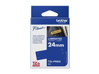Brother TZe-PR955 - Vit utskrift på premium, glitter silver - Rulle ( 2,4 cm x 8 m) 1 kassett(er) bandlaminat - för Brother PT-H110, H200; P-Touch PT-D210, D800, E550, H110, H200; P-Touch Cube Pro PT-P910 TZEPR955