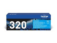 Brother TN320C - Cyan - original - tonerkassett - för Brother DCP-9055, DCP-9270, HL-4140, HL-4150, HL-4570, MFC-9460, MFC-9465, MFC-9970 TN320C