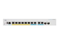 Cisco Business 350 Series CBS350-8MGP-2X - Switch - L3 - Administrerad - 6 x 10/100/1000 (PoE+) + 2 x 2.5GBase-T (PoE+) + 2 x combo 10 Gigabit SFP+/RJ-45 - rackmonterbar - PoE+ (124 W) CBS350-8MGP-2X-EU