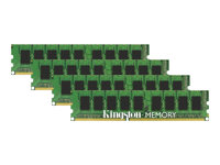 Kingston - DDR3 - sats - 32 GB: 4 x 8 GB - DIMM 240-pin - 1600 MHz / PC3-12800 - ej buffrad - ECC - för Gateway GR320 F1, GT310 F1 D1G72K110K4