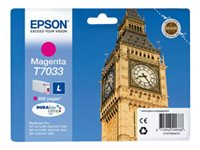 Epson T7033 - 9.6 ml - L-storlek - magenta - original - blister - bläckpatron - för WorkForce Pro WP-4015, WP-4025, WP-4095, WP-4515, WP-4525, WP-4535, WP-4545, WP-4595 C13T70334010