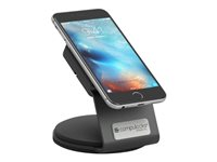 Compulocks Universal EMV Smartphone Security Stand - Ställ - för mobila enheter - låsbar - svart - väggmonterbar, skrivbord, bänk 199BSLDDCKB