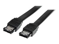 StarTech.com 6 ft Shielded External eSATA Cable M/M - 6ft External SATA Cable - 6ft eSATA Cable (ESATA6) - eSATA-kabel - Serial ATA 150 - eSATA (hane) till eSATA (hane) - 1.8 m - svart - för P/N: S351BMU33ET, S351BMU33ETG, SATDOCK5U3ER, SDOCKU313E, SDOCKU33EBV, SDOCKU33EF ESATA6