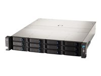 LenovoEMC px12-400r Network Storage Array 70BN - NAS-server - 12 fack - 48 TB - kan monteras i rack - SATA 6Gb/s - HDD 4 TB x 12 - RAID RAID 0, 1, 5, 6, 10, JBOD, 5 hot spare, 6-reservsnabbyte - RAM 4 GB - Gigabit Ethernet - iSCSI support - 2U - TopSeller 70BN9008WW