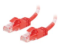 C2G Cat6 Booted Unshielded (UTP) Network Patch Cable - Patch-kabel - RJ-45 (hane) till RJ-45 (hane) - 10 m - UTP - CAT 6 - formpressad, hakfri, tvinnad - röd 83452