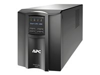 APC Smart-UPS 1000 LCD - UPS - AC 120 V - 670 Watt - 1000 VA - RS-232, USB - utgångskontakter: 8 - svart - säljs inte i CO, VT och WA SMT1000