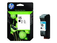 HP 15 - 25 ml - Stor - svart - original - bläckpatron - för Deskjet 38XX; Fax 1230; Officejet 5110, 720, 72XX, v30, v40; psc 500, 720, 750, 920, 950 C6615DE
