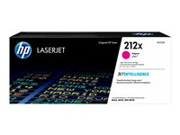 HP 212X - Lång livslängd - magenta - original - LaserJet - tonerkassett (W2123X) - för Color LaserJet Enterprise M555, MFP M578; LaserJet Enterprise Flow MFP M578 W2123X