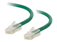 C2G Cat5e Non-Booted Unshielded (UTP) Network Patch Cable - Patch-kabel - RJ-45 (hane) till RJ-45 (hane) - 50 cm - UTP - CAT 5e - tvinnad, enhetsstart - grön 83060