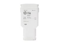 HP 738 - 300 ml - magenta - original - DesignJet - bläckpatron - för DesignJet T950 676M7A