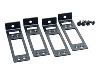 C2G Replacement Mounting Bracket for 16-Port Rack Mount - Fästessats - fram och bak - svart 29985