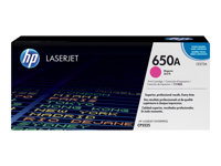 HP 650A - Magenta - original - LaserJet - tonerkassett (CE273A) - för Color LaserJet Enterprise CP5520, CP5525, M750 CE273A