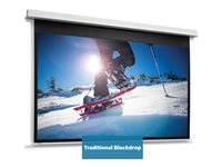 Da-Lite DescenderPro - Projektorduk - takmontering - motoriserad - 230 V - 192.13" (488 cm) - 4:3 - Matte White - RAL 9016 10106748