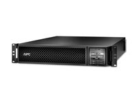 APC Smart-UPS SRT 3000VA RM - UPS (rackmonterbar/extern) - AC 220/230/240 V - 2700 Watt - 3000 VA - Bly-syra - RS-232, USB - utgångskontakter: 10 - 2U - svart - för P/N: AR4018SPX432, AR4024SP, AR4024SPX429, AR4024SPX431, AR4024SPX432, NBWL0356A SRT3000RMXLI